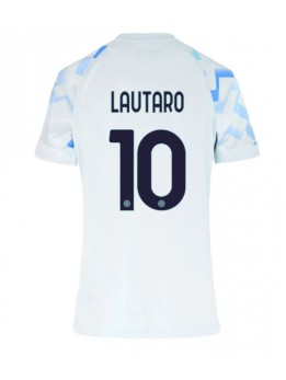 Billige Inter Milan Lautaro Martinez #10 Bortedrakt Dame 2025-26 Kortermet